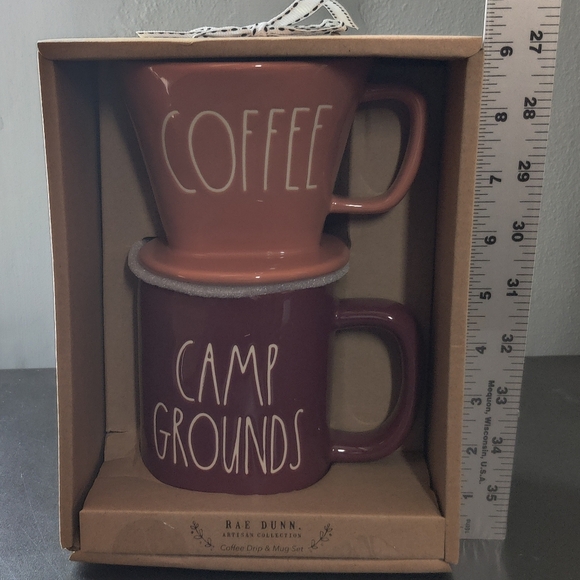 Rae Dunn pour over coffee set - Camp Grounds - Picture 4 of 5